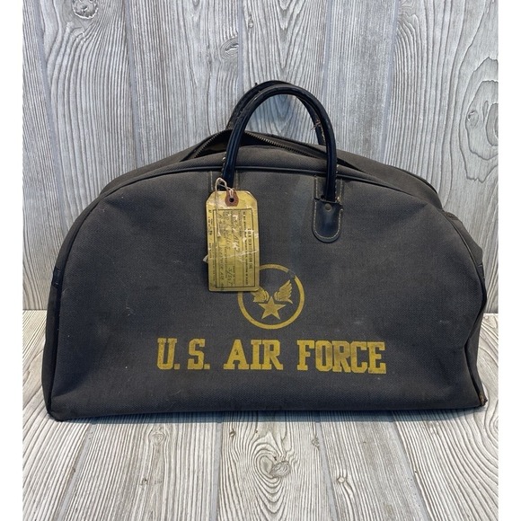 Other - Original COLD WAR era 1960s 1970s U.S. AIR FORCE Travel Duffel Gym CARRY ON BAG